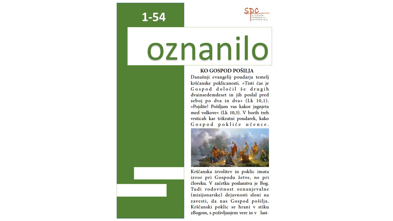 OZNANILO